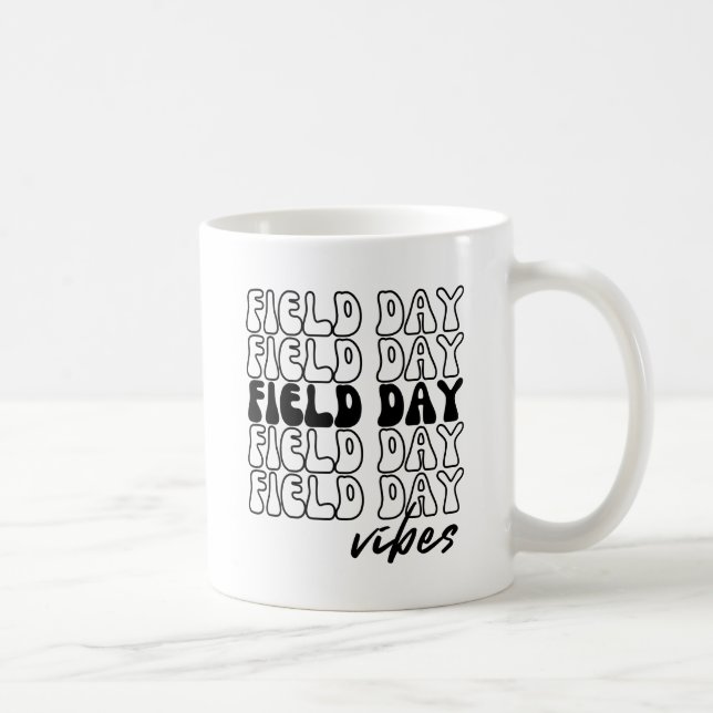 Fun Day Field Day 2024 Hippie Summer For Kids Cute Coffee Mug (Right)