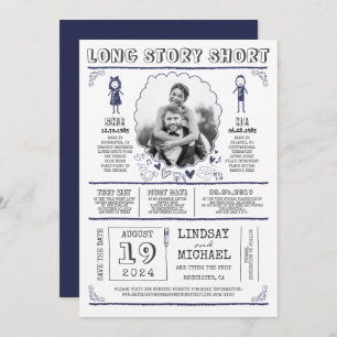 Fun Décontracté and Cute Save the Date Photo