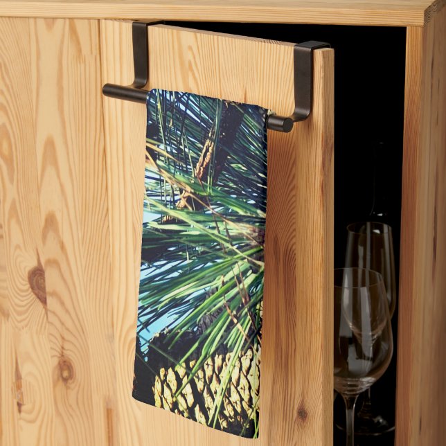 Fun Decorative PineCone Kitchen Towel (Thirds Fold)