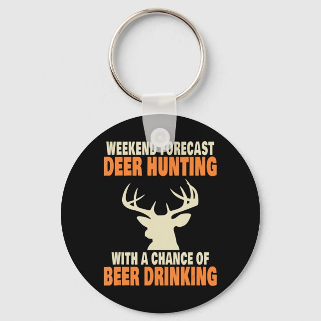Fun Deer Hunting  Keychain (Front)