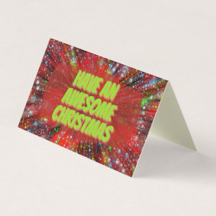 Fun Design 25 Pack Christmas Cards