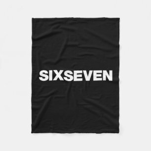 Fun Design That Says Six Seven 6 7 Meme Premium Fleece Blanket