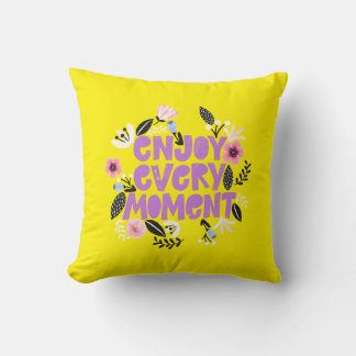 Fun Designs to Brighten Your Day for Women Throw Pillow
