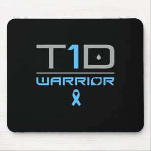 Fun Diabetic Type 1 Diabetes Awareness Quote T1d Mouse Pad