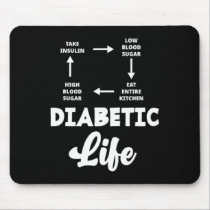 Fun Diabetic Type 1 Diabetes T1d Diabetes Awarenes Mouse Pad
