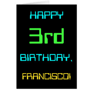 Fun Digital Computing Themed 3rd Birthday