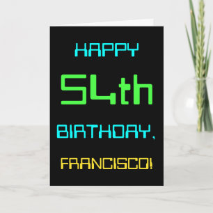 Fun Digital Computing Themed 54th Birthday Card