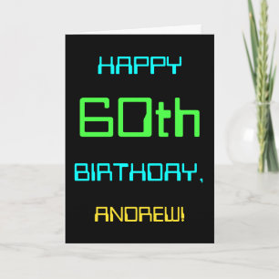 Fun Digital Computing Themed 60th Birthday Card