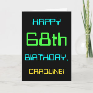 Fun Digital Computing Themed 68th Birthday Card