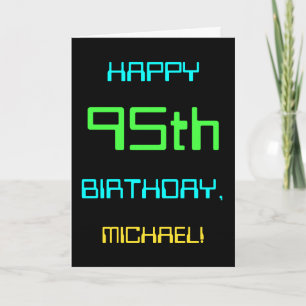Fun Digital Computing Themed 95th Birthday Card