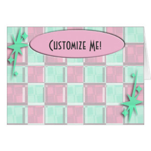 Fun Diner Style Retro Pattern Art Cute