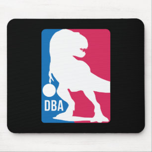 Fun Dinosaur Basketball Mouse Pad