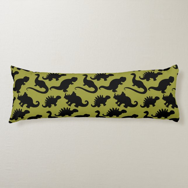 Fun Dinosaurs Pattern Body Pillow (Front)
