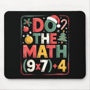 Fun Do The Math 67 Meme Six Seven Christmas Teache Mouse Pad