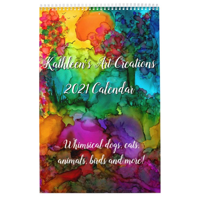 Fun Dog, Cats, Animals, Birds and More Calendar (Cover)