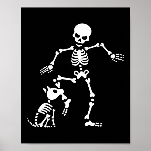 Fun Dog like bones Costume Halloween Poster (Front)