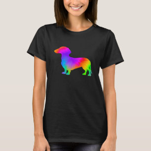 Fun Dog Lover Owner Tie Dye Dachshund T-Shirt