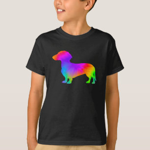 Fun Dog Lover Owner Tie Dye Dachshund T-Shirt
