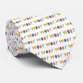 Fun Dog Pattern Tie