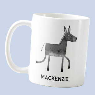 Fun Donkey Personalized Coffee Mug
