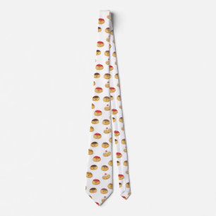 Fun doughnut patterned tie