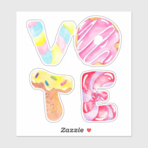 Fun Doughnuts and Candy Go Vote