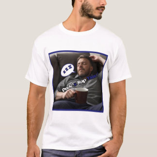 Fun Dude's Nap Time White Short-Sleeve T-Shirt