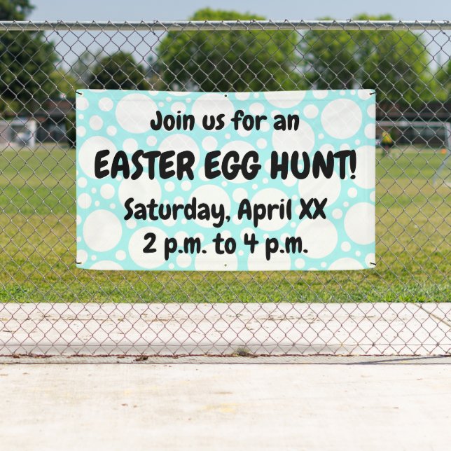 Fun Easter Egg Hunt Banner (Insitu)