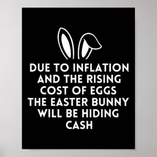 Fun Easter - Inflation And Cost Of Eggs - Easter  Poster