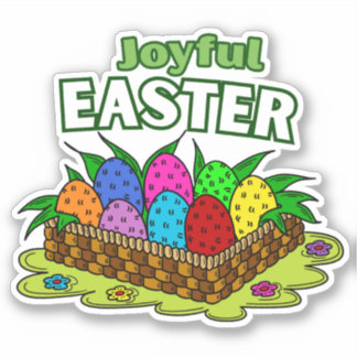 Fun Easter Vinyl Stickers