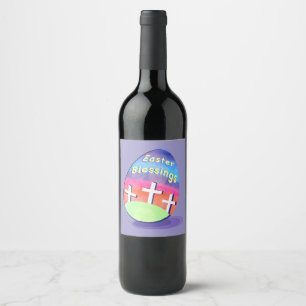 Fun Easter wine label