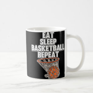Fun Eat Sleep Basketball Repeat Sports Coach Playe Coffee Mug