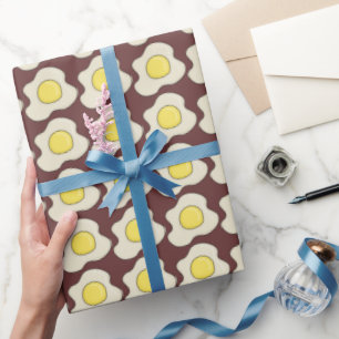 Fun egg pattern wrapping paper