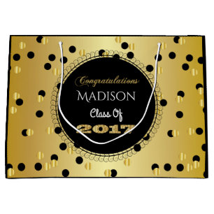 Fun & Elegant 2017 Graduation Large Gift Bag
