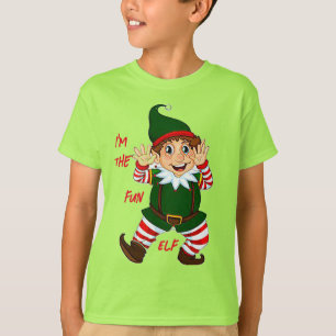 Fun Elf Basic Kid’s Holiday Unisex T-Shirt