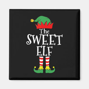 Fun Elf Christmas Pyjamas Family 1 Magnet