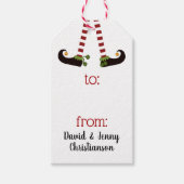 Fun Elf Legs Gift Tags (Front)