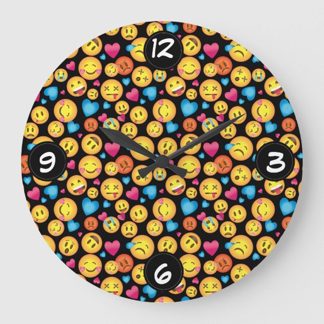 Fun Emoji Wall clock (Front)