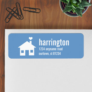 Fun et moderne Custom Baby Étiquette de adresse bl