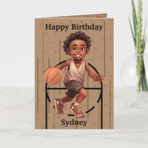 Fun Ethnic Boys Secret Message Happy Birthday Card