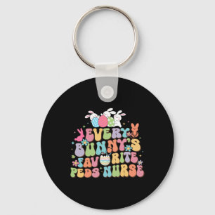 Fun Every Bunny's Favourite Peds Nurse Nursing Eas Keychain