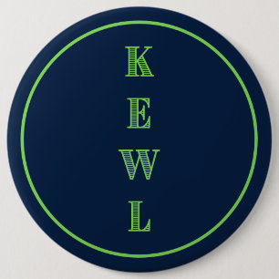 Fun Expressions  6 Inch Round Button