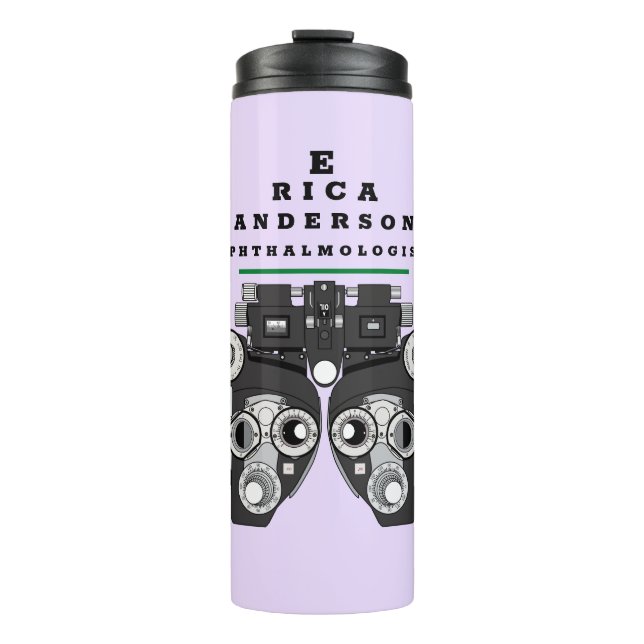 Fun Eye Care Professional Phoropter Thermal Tumbler (Front)