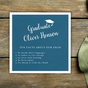 Fun Fact about Graduate Simple Graduation Party Napkin