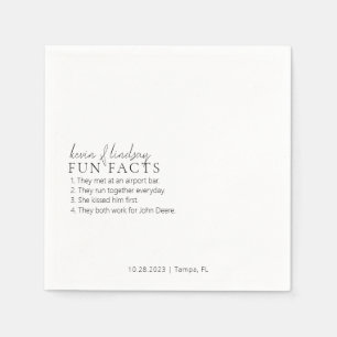 Fun Fact Cocktail Napkins