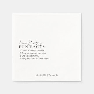 Fun Fact Cocktail Napkins