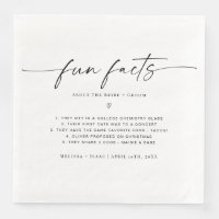 Fun Facts About The Bride + Groom Wedding