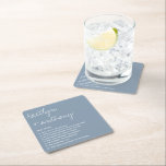 Fun Facts About The Newlyweds Modern Wedding Square Paper Coaster<br><div class="desc">Celebrate in style with these modern and very trendy wedding coasters. The design is easy to personalize with your own wording and your family and friends will be thrilled when they see these fabulous coasters. Matching items can be found in the collection.</div>