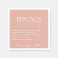 Fun Facts Dusty Rose Personalized