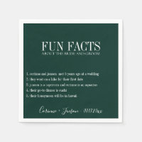 Fun Facts Emerald Green Personalized